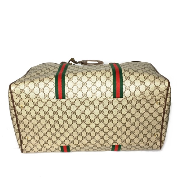 Authentic Gucci XL unisex travel bag brown monogram coated canvas - Picture 4 of 16